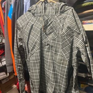 Black and White Plaid Jacket